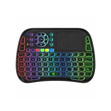 M9 Bluetooth Mini Wireless Keyboard 7-Color Backlit Air Mouse Touchpad – product view 2