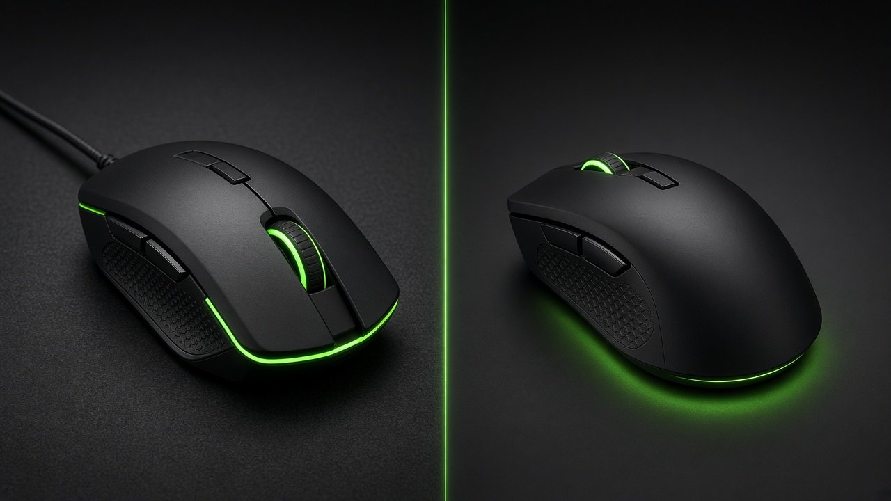Wired vs wireless gaming mouse comparison