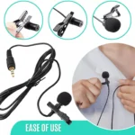 Professional Lavalier Mic 3.5mm (Q10) – product view 5