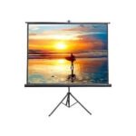 Speed-X 72 Inch Tripod Projector Screen 6x6 Feet 1:1 – main product image
