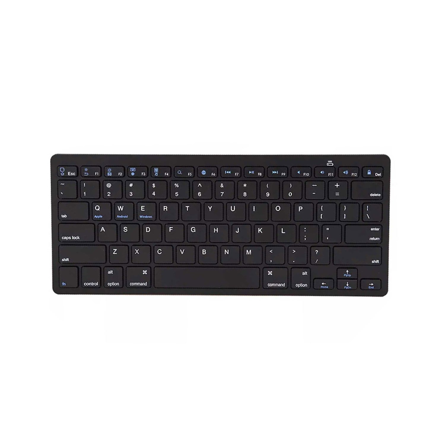 BLUETOOTH KEYBOARD BLUE X5 Blue X5 Bluetooth Keyboard – main product image