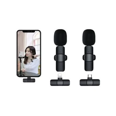 K11 2 in 1 Wireless Collar Microphone iPhone & Type-C – product view 2