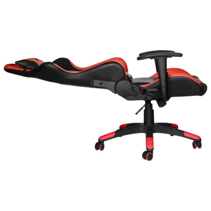 XTRIKE ME GC-905 BK ERGONOMIC ADJUSTABLE GAMING CHAIR CASTER WHEELS RED