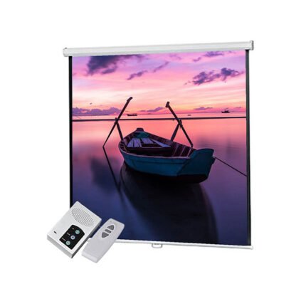 Speed-X 72 Inch Electric Motorised Projector Screen 6 × 6 Feet 1:1 Matte White – main product image