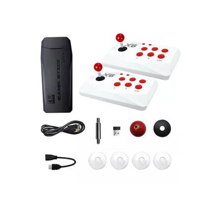 X6 Retro Game Console 64GB with Double Wireless Arcade Joystick (20,000+ Games) – main product image