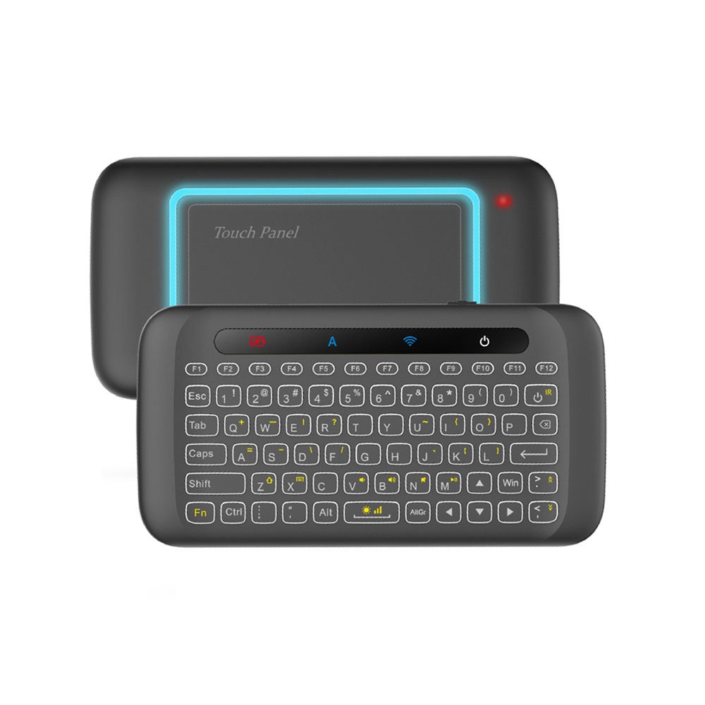 H20 UNIVERSAL MINI BACKLIGHT TOUCHPAD WIRELESS KEYBOARD AIR MOUSE CONTROLLER H20 Universal Mini Backlit Touchpad Wireless Keyboard Air Mouse – main product image