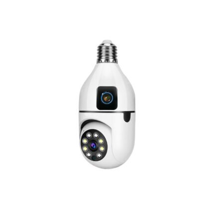 Speed-X SP-E28-2 Dual Lens Wi-Fi Bulb Camera 1080P with V380 Pro – main product image
