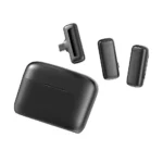 J13 Type-C Dual Wireless Lavalier Microphone with Charging Case – product view 4